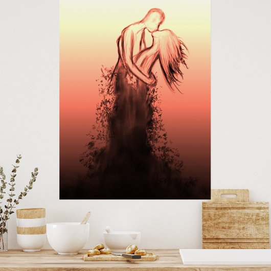 De kunst van het spel poster (Keuken)