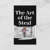 De kunst van het Steal Trump Visitekaartje (Achterkant)