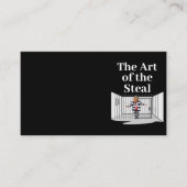 De kunst van het Steal Trump Visitekaartje (Voorkant)