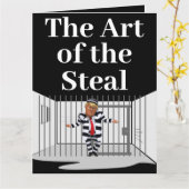 De kunst van het Steal Trump Wenskaart Kaart (Gele Bloem)
