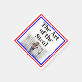 De kunst van het stelen van Trump papieren servet (Hoek)