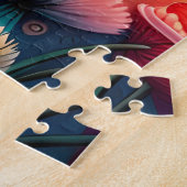 De kunst van het surrealisme in het geraffineerde legpuzzel (Zijkant)