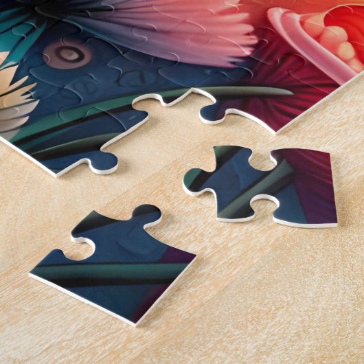 De kunst van het surrealisme in het geraffineerde legpuzzel (Zijkant)