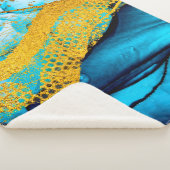 De kunst van het zee en de luxe van het leven. Mas Sherpa Deken (3/4)