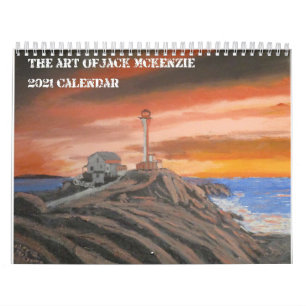 De kunst van Jack Mckenze 2021 Kalender