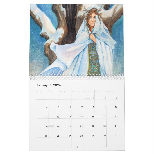 De kunst van Jane Starr Weils 2017 kalender (Jan 2026)