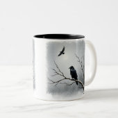 De kunst van jou: dagelijkse dosis persoonlijke ex tweekleurige koffiemok (Voorkant rechts)