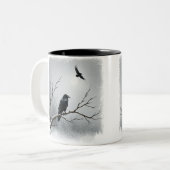 De kunst van jou: dagelijkse dosis persoonlijke ex tweekleurige koffiemok (Voorkant links)