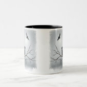 De kunst van jou: dagelijkse dosis persoonlijke ex tweekleurige koffiemok (Center)