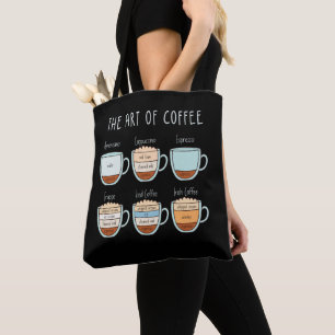 De kunst van koffie - Soorten & verhoudingen gids Tote Bag