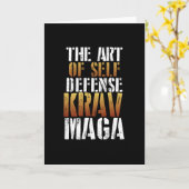 De kunst van krav maga kaart (Gele Bloem)