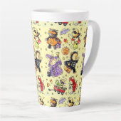 De Kunst van Latte: Een Kopje Geluk" Latte Mok (Rechterhoek)