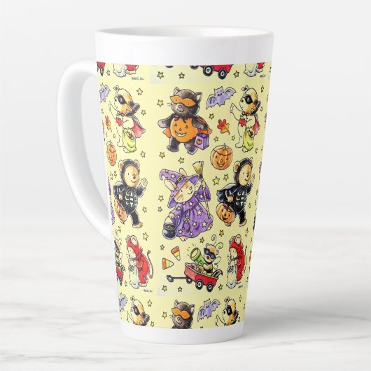 De Kunst van Latte: Een Kopje Geluk" Latte Mok (Linkerhoek)