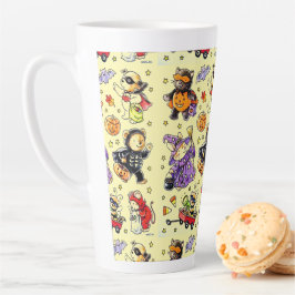 De Kunst van Latte: Een Kopje Geluk" Latte Mok