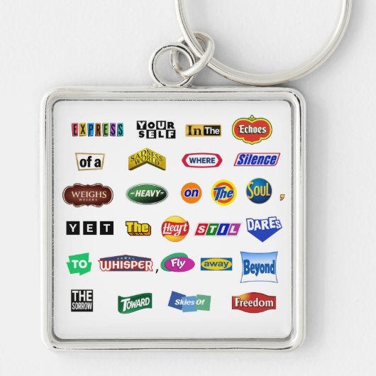 De Kunst van Logos Sleutelhanger (Voorkant)