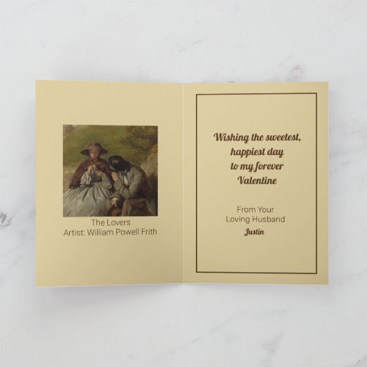 De  kunst van Lovers Kaart (Binnen)