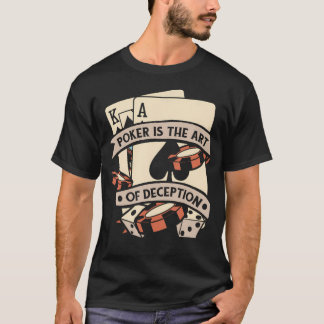 De Kunst van Misleiding Pokerhanden Texas Holdem S T-shirt