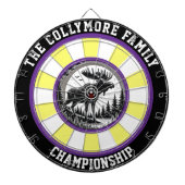 De kunst van Moose Forest Dartbord (Voorkant)