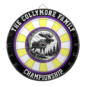 De kunst van Moose Forest Dartbord