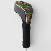 De KUNST van Muziek Golfheadcover (Schuin)