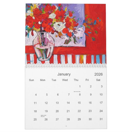De kunst van Patty Baker Kalender (Jan 2026)