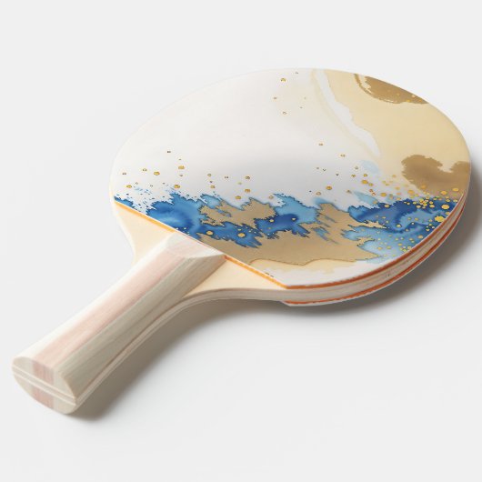 De kunst van Ping Pong: op maat ontworpen peddels Tafeltennisbatje (Voorkant Gekanteld)