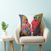De kunst van quilten sierkussen vieren (Stoel)