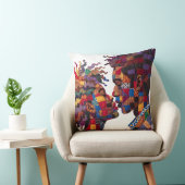 De kunst van quilten sierkussen vieren (Stoel)