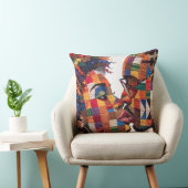 De kunst van quilten sierkussen vieren (Stoel)