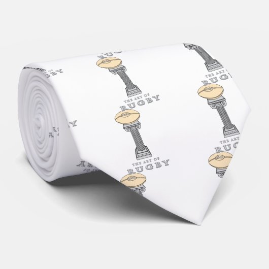 De kunst van Rugby Stropdas (Opgerold)