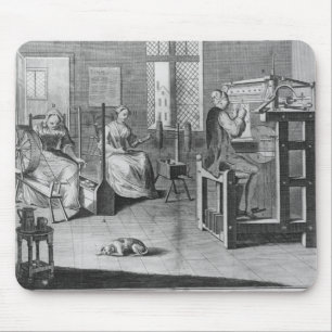 De kunst van stoppen-Lijst-werk-eten Muismat