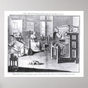 De kunst van stoppen-Lijst-werk-eten Poster