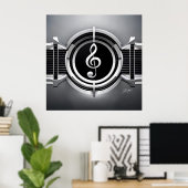 De kunst van Treble Poster (Thuiskantoor)