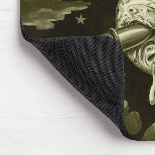De kunst van *Voyage naar de maan* Mousepad Muismat (Hoek)