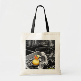 "De kunst van Zen" Rubber Duck Canvas tas