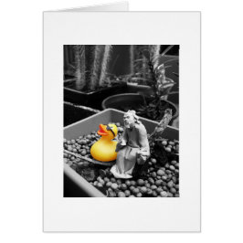'De kunst van Zen' Rubber Duck Card