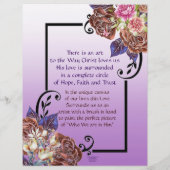 De kunst van zijn liefde gepersonaliseerd Briefpap (Achterkant)