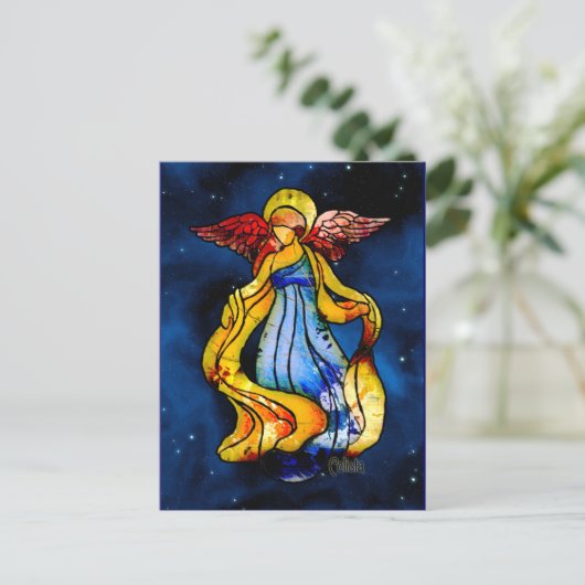 De kunst vonkt Briefkaart (Staand voorkant)