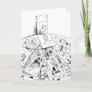 De kunstenaar als Koord van het Jonge Man Kaart