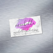 De kunstenaar Elegant Kiss Marble uit het hedendaa Magnetisch Visitekaartje (Voorbeeld)