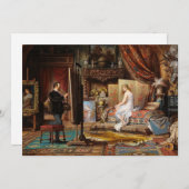 De kunstenaar en zijn model | Carl Schweninger, Jr (Voorkant / Achterkant)