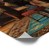 De kunstenaar en zijn model | Carl Schweninger, Jr Poster (Hoek)