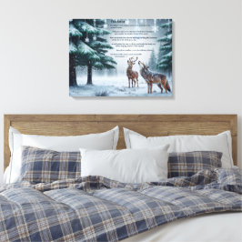 De kunstenaar gedicht Canvas Print