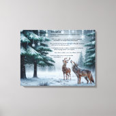 De kunstenaar gedicht Canvas Print (Voorkant)