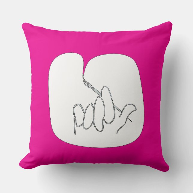 DE KUNSTENAAR - Kunstkussen Kussen (Voorkant)