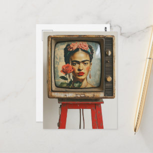 De Kunstenaar op een TV Briefkaart