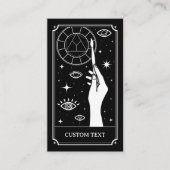 De kunstenaar Tarot aangepaste tekst Visitekaartje (Voorkant)