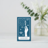 De kunstenaar Tarot aangepaste tekst Visitekaartje (Staand voorkant)