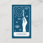 De kunstenaar Tarot aangepaste tekst Visitekaartje (Voorkant)