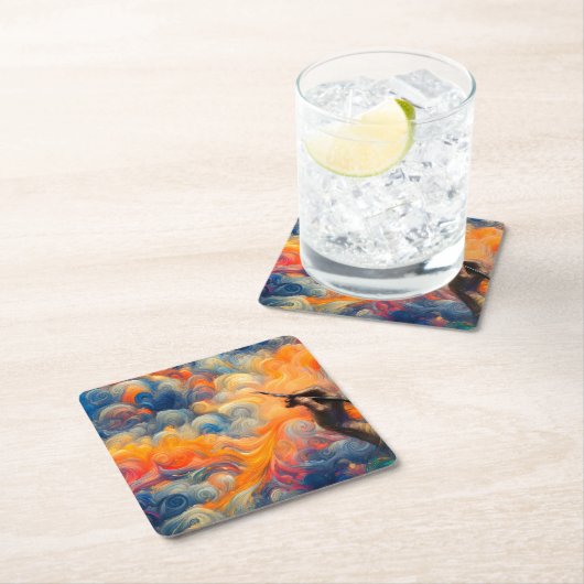 De kunstenaar van de hemel kartonnen onderzetters (Insitu)